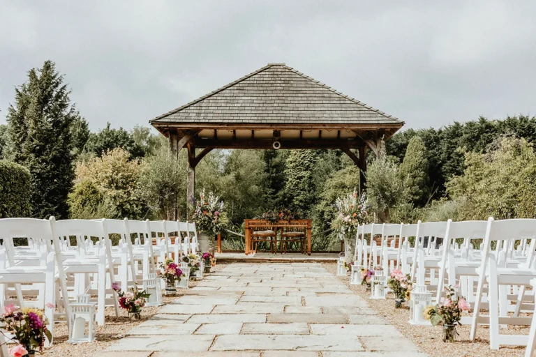 brookfield barn outdoor ceremony