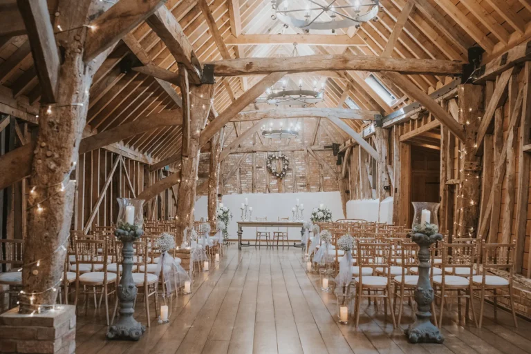 inside the ricktey barn