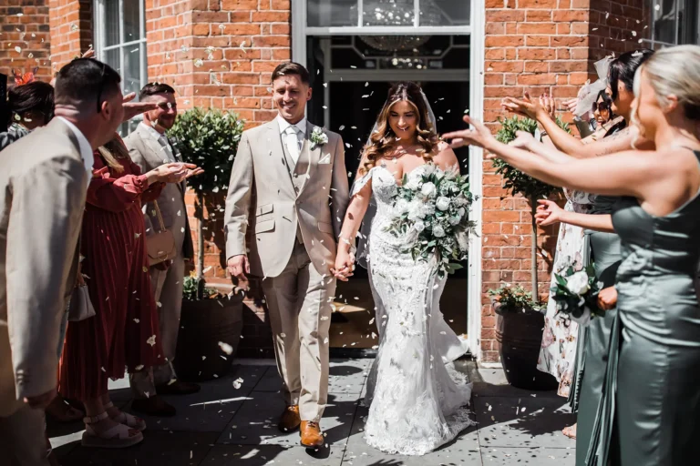old palace chester confetti couple