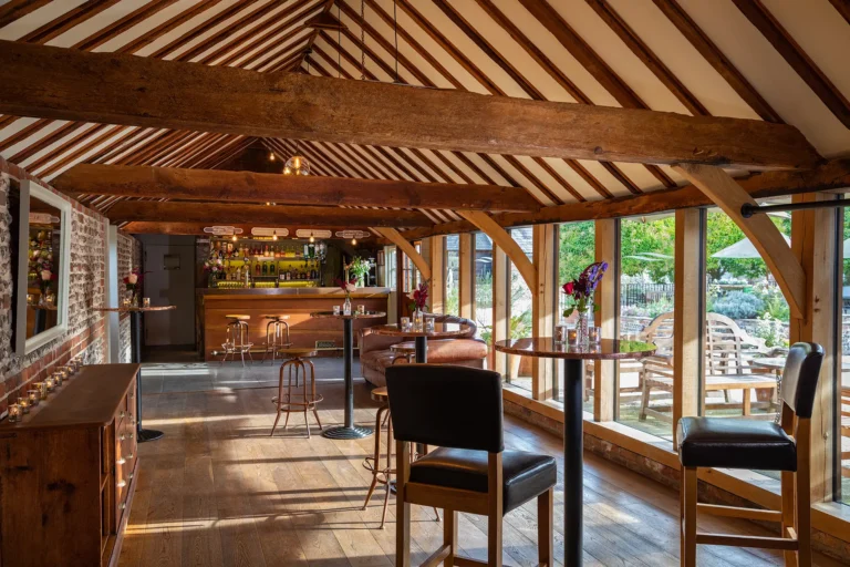 Upwaltham Barns the stable bar