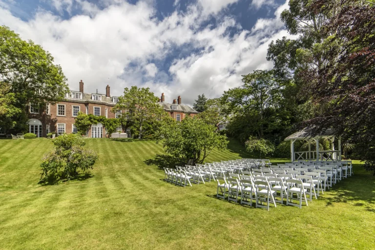 pelham house outdoor ceremony gazebo
