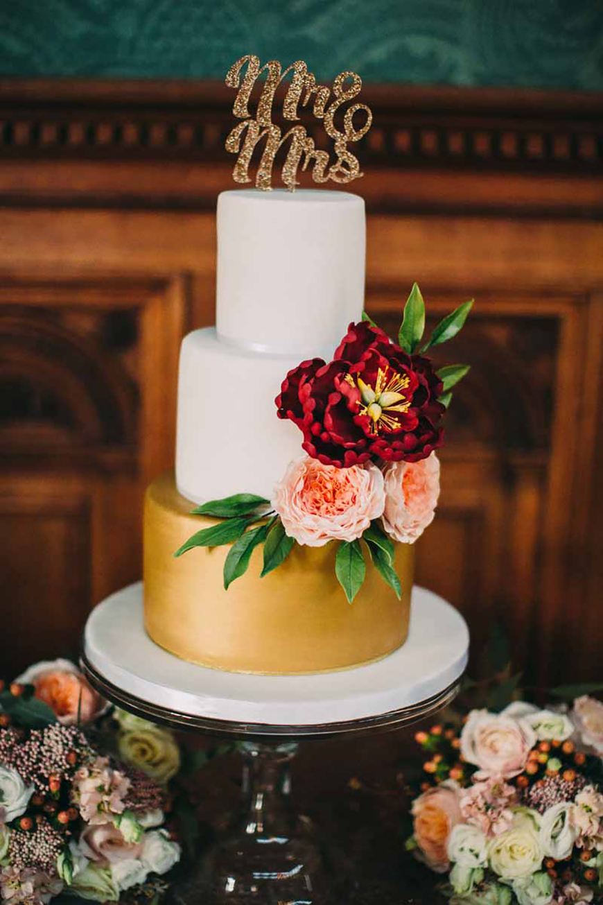 Creating an Amazing Autumnal Wedding Theme - All about the cake | CHWV