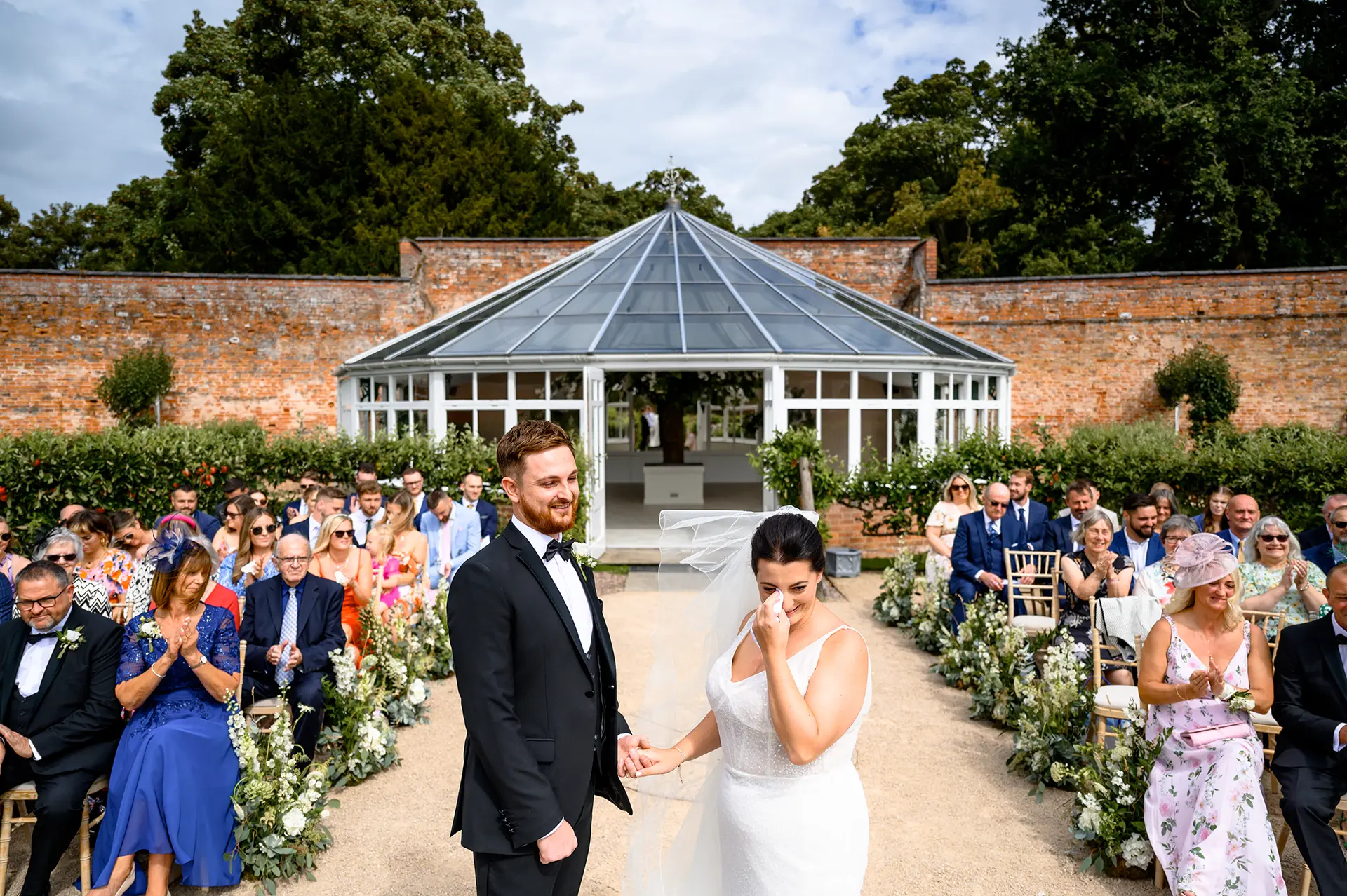 combermere abbey outdoor ceremony
