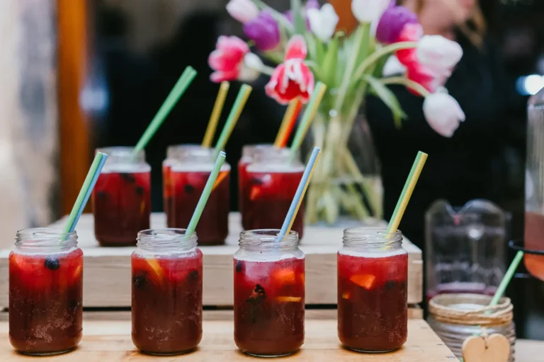 Upwaltham Barns wedding reception drinks