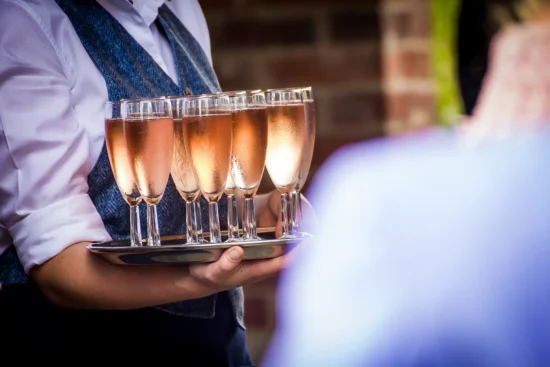 Delbury Hall drinks reception