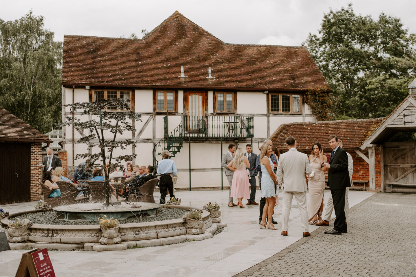rivervale barn guests outdoors