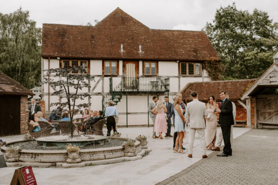 rivervale barn guests outdoors