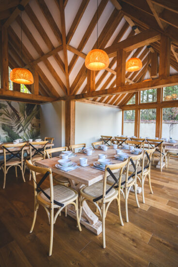 rivervale barn breakfast dining