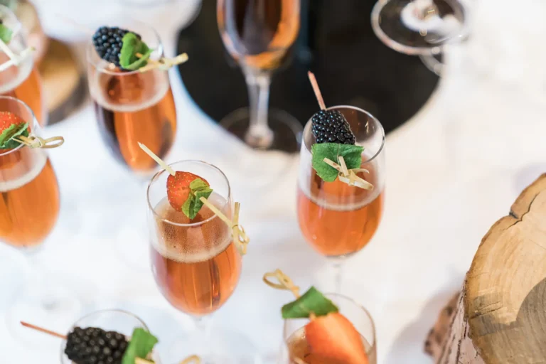 Mythe Barn wedding reception drinks