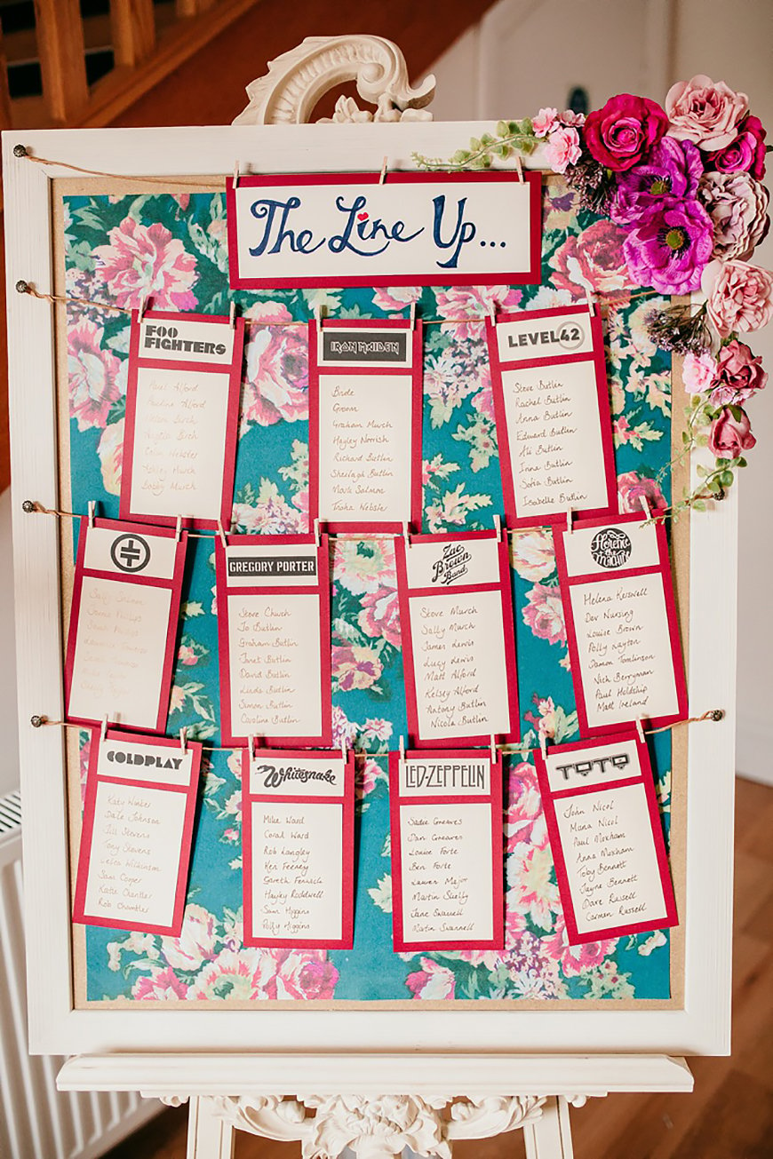 30 Amazing Wedding Table Name Ideas - The perfect festival | CHWV