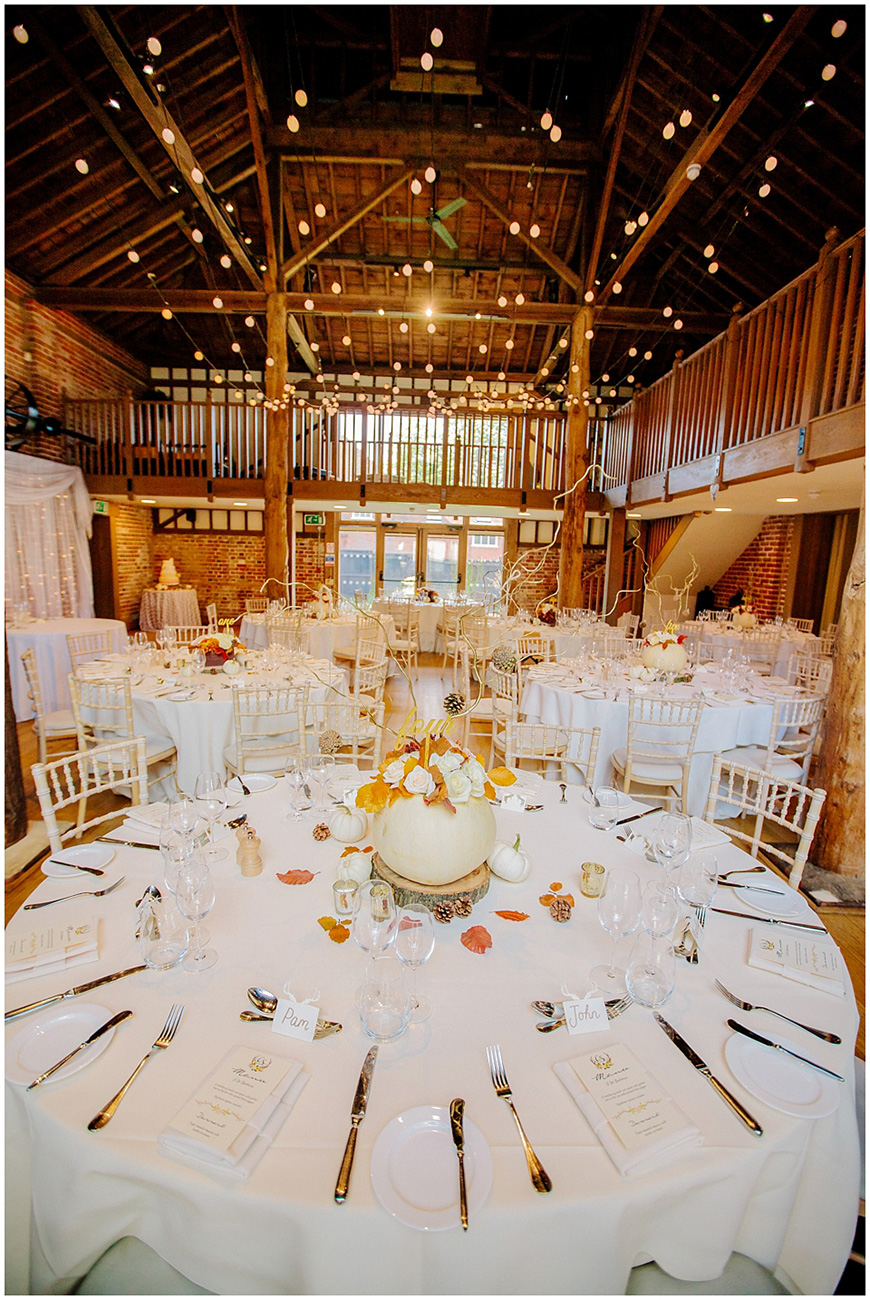7 Barn Wedding Venues that are Perfect for an Autumn Wedding - Gaynes Park | CHWV