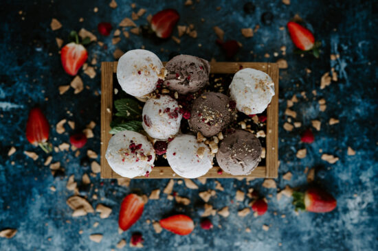 Blackwell Grange evening food ice cream