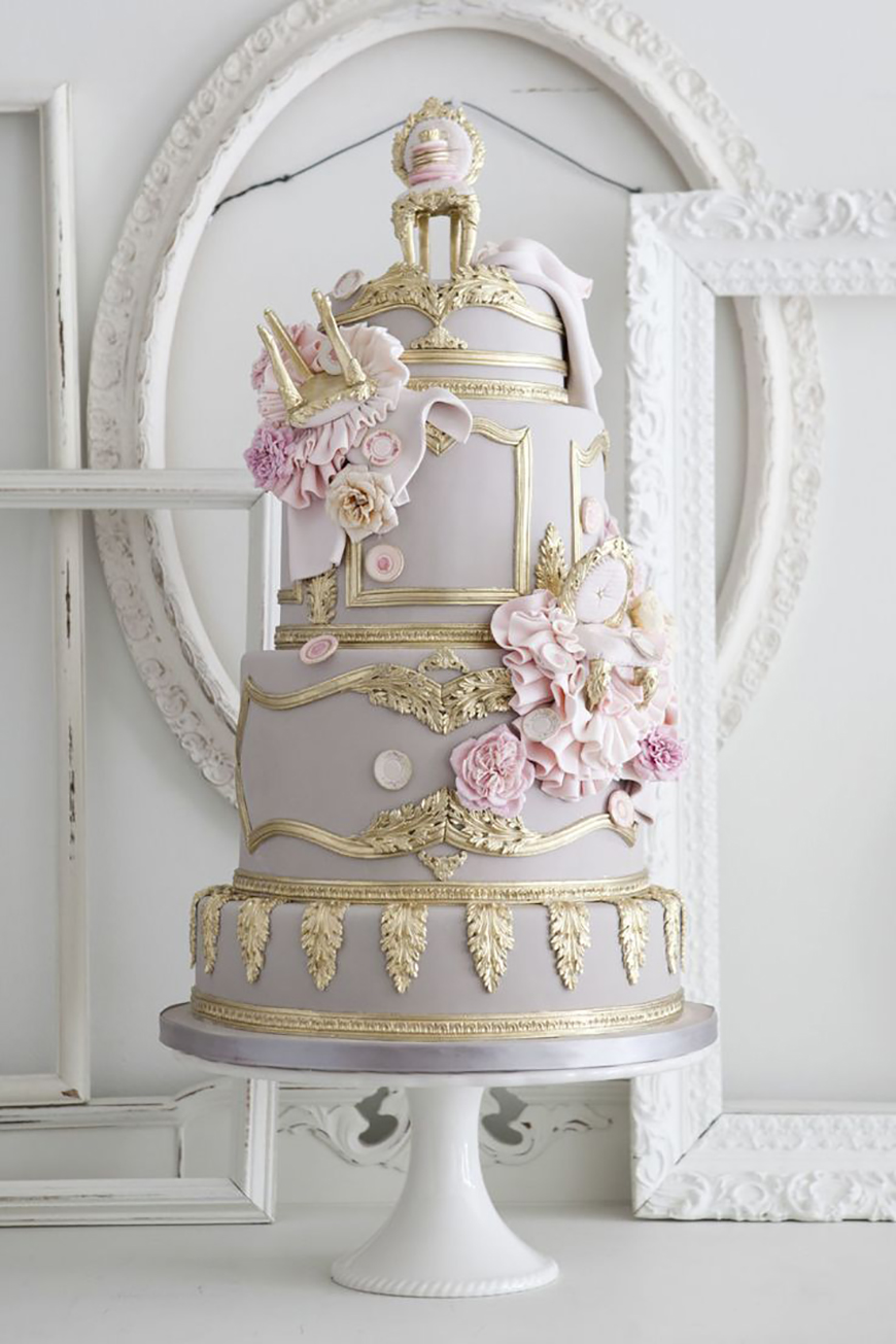 22 Wedding Cakes Fit for a Fairy Tale - French fancy | CHWV