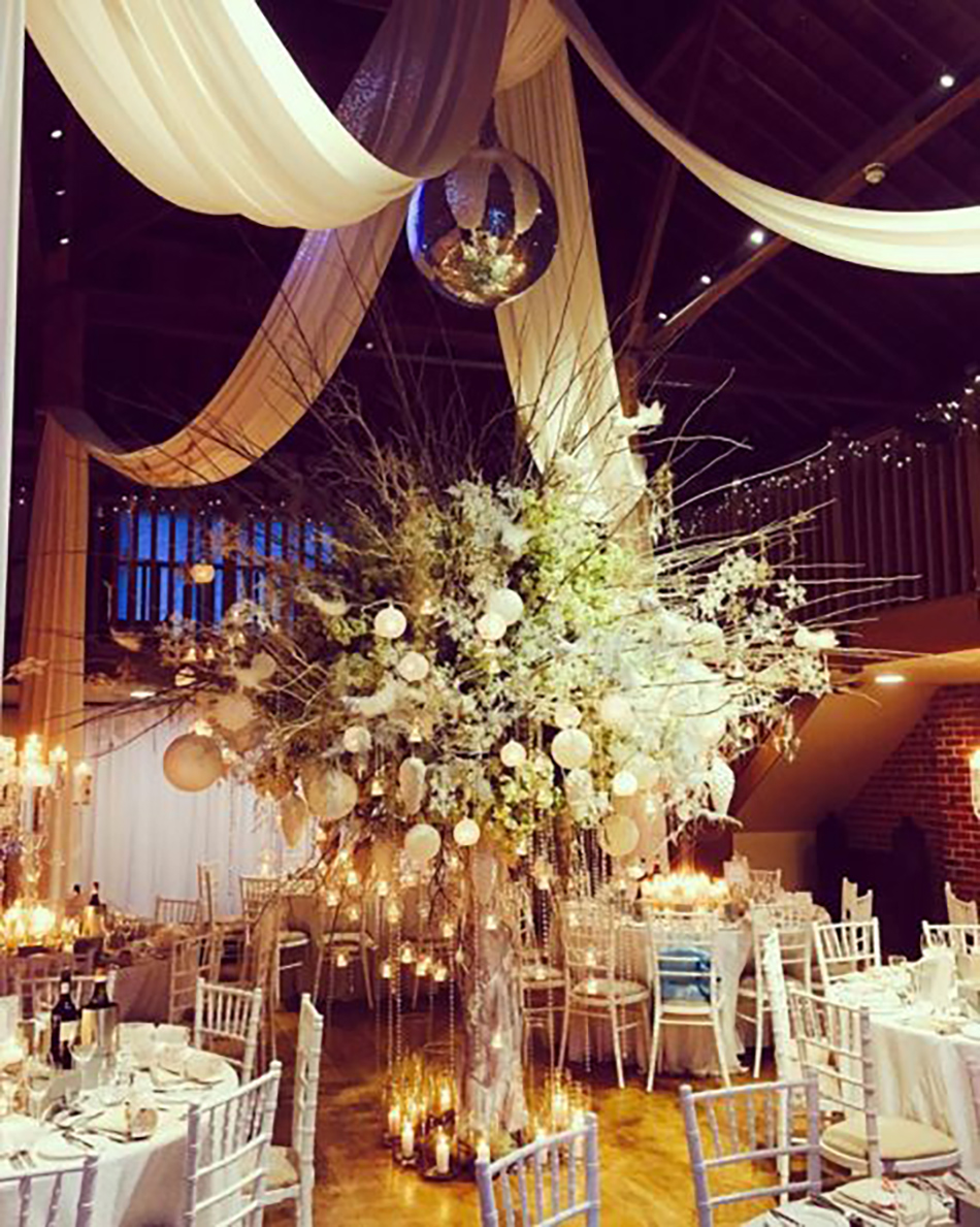 Instagrammable wedding venue interiors