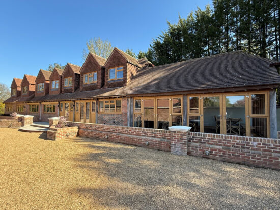 Rivervale Lodge wedding venue accommodation at Rivervale Barn in Hampshire