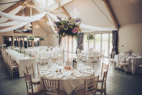 Blackwell Grange Cotswold venue wedding breakfast