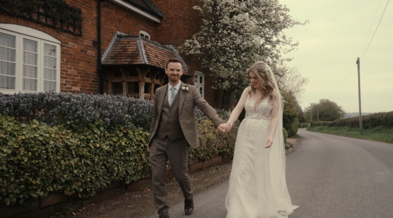 Curradine Barns wedding video by Firewood Film