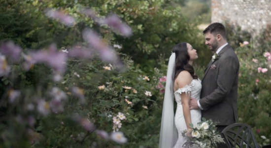 Upwaltham Barns wedding video by Chloe Rose