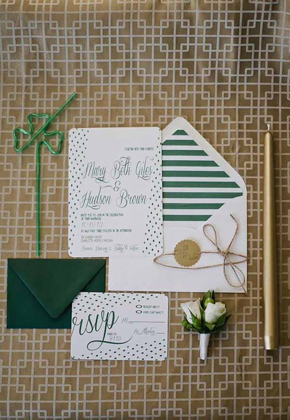 25 ideas for a St Patrick's themed wedding 