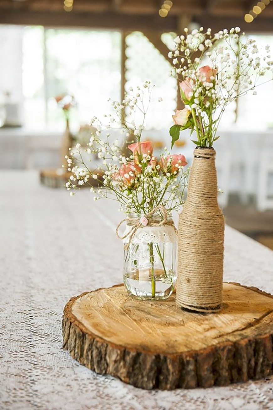 How to Create those Stunning Handmade Wedding Table Decorations - Be at one with the trees | CHWV