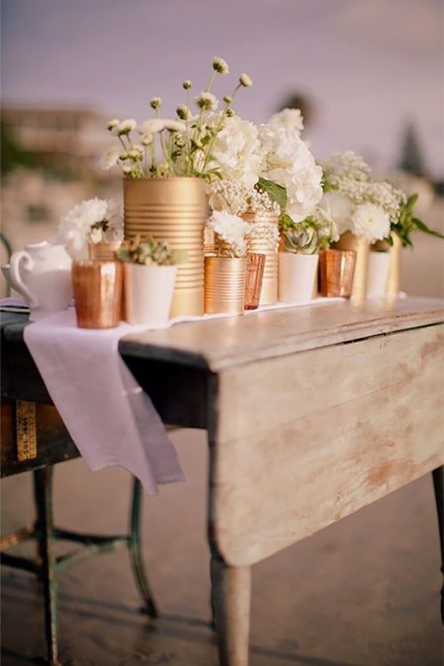 How to Create those Stunning Handmade Wedding Table Decorations - Embrace your inner metal fan | CHWV