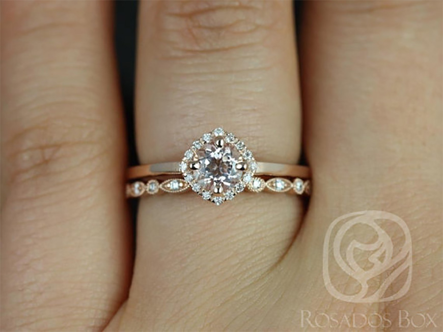 Selecting the perfect bohemian style wedding ring - Delicate | CHWV